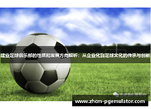 建业足球俱乐部的性质和发展方向解析：从企业化到足球文化的传承与创新