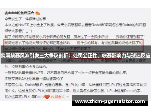 魏震禁赛风波引发三大争议剖析：处罚公正性、联赛影响力与球迷反应